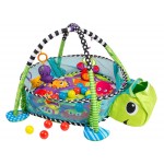 Salteluta de joaca cu 30 de bile - Centru Multiactivitati Broasca Testoasa Verde